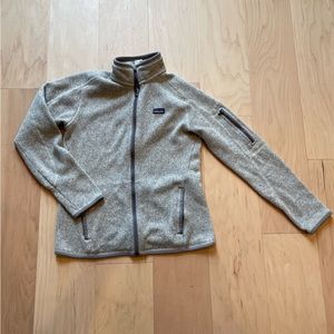 Patagonia women’s better sweater in birch white